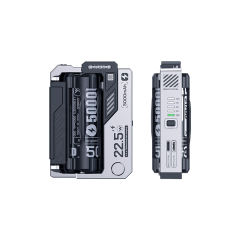 5,000mAh Mecha-Style Power Bank  22.5W Super Fast Charging, with  Replaceable Fire-Resistant Battery RC-PD78