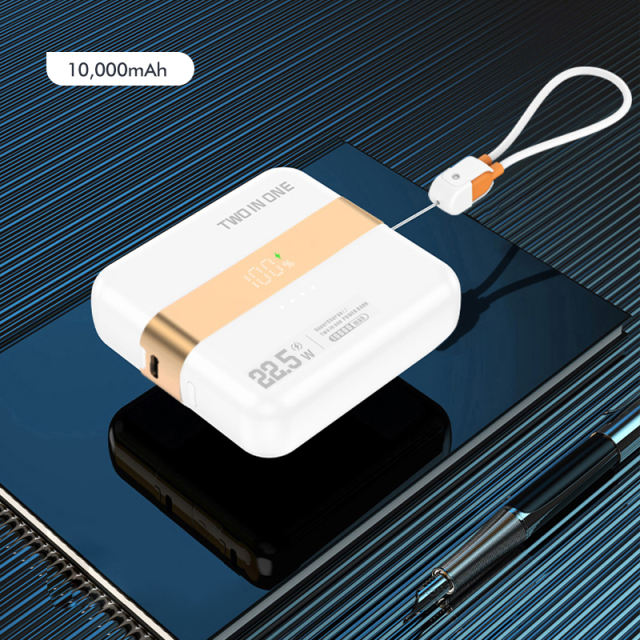 2-in-1 Magnetic Detachable Power Bank with 22.5W Super Fast Charging and PD20W  Bidirectional Fast Charging RC-PD76