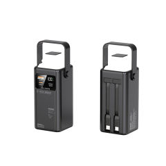 Ultimate 50,000mAh Power Bank with 22.5W Super Fast Charging, Outdoor Camping Lamp &amp; Detachable Data Cables RC-PD71