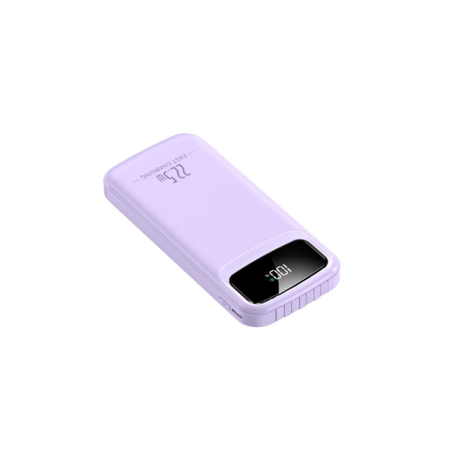 10,000mAh Power Bank  with Built-in 4 Cables，22.5W Super Fast Charging and PD20W Fast Charging RC-PD75