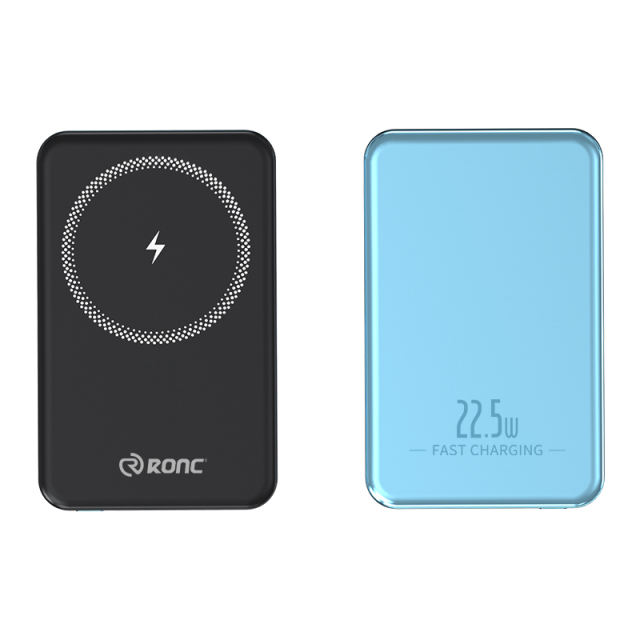 15W Magnetic Wireless Fast Charging Power Bank with 22.5W Super Fast Charging，5,000mAh/10,000mAh RC-WP032
