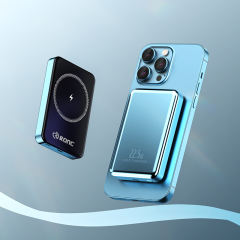 15W Magnetic Wireless Fast Charging Power Bank with 22.5W Super Fast Charging，5,000mAh/10,000mAh RC-WP032