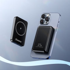 15W Magnetic Wireless Fast Charging Power Bank with 22.5W Super Fast Charging，5,000mAh/10,000mAh RC-WP032