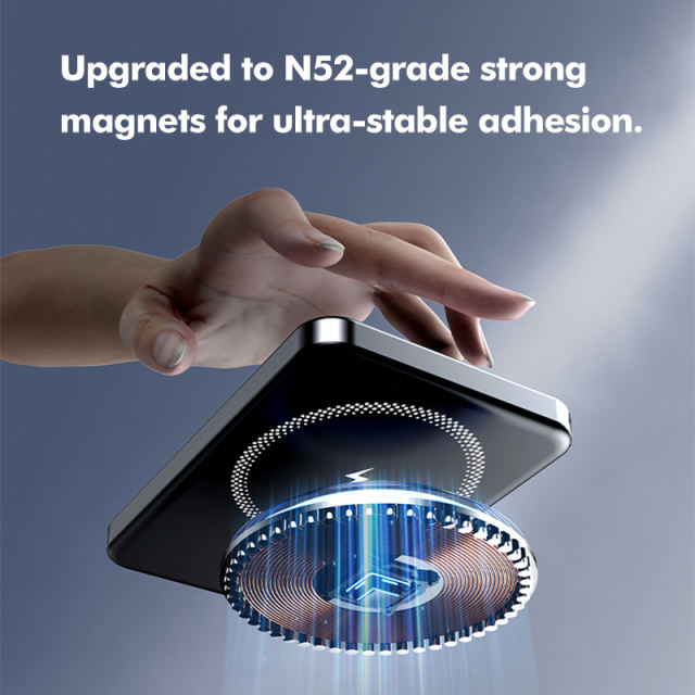 15W Magnetic Wireless Fast Charging Power Bank with 22.5W Super Fast Charging，5,000mAh/10,000mAh RC-WP032