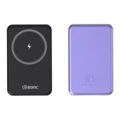 15W Magnetic Wireless Fast Charging Power Bank with 22.5W Super Fast Charging，5,000mAh/10,000mAh RC-WP032