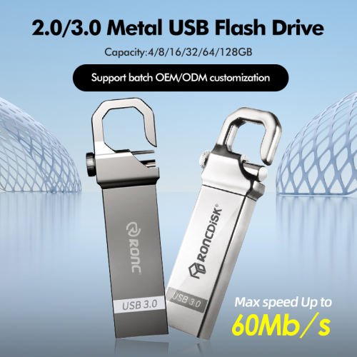 Metal USB Flash Drive，High Capacity USB Drive，8GB 16GB 32GB 64GB 128GB  USB 3.0 Flash Memory Stick pendrives，Portable Storage，Thumb Drive，Pen Drive RC-U028