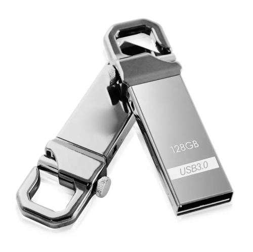 Metal USB Flash Drive，High Capacity USB Drive，8GB 16GB 32GB 64GB 128GB  USB 3.0 Flash Memory Stick pendrives，Portable Storage，Thumb Drive，Pen Drive RC-U028