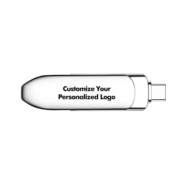 Large-Capacity  OTG Metal USB Flash Drive 256GB 128GB 64GB 32GB 16GB For iPhone Lightning HD USB Flash 3.0 Pendrive，Custom USB Drive，USB 3.2/ Type-C/High-Speed Transmission,Thumb Drive，Pen Drive，RC-U133