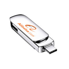 Large-Capacity  OTG Metal USB Flash Drive 256GB 128GB 64GB 32GB 16GB For iPhone Lightning HD USB Flash 3.0 Pendrive，Custom USB Drive，USB 3.2/ Type-C/High-Speed Transmission,Thumb Drive，Pen Drive，RC-U133