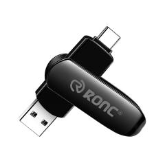 Large-Capacity  OTG Metal USB Flash Drive 256GB 128GB 64GB 32GB 16GB For iPhone Lightning HD USB Flash 3.0 Pendrive，Custom USB Drive，USB 3.2/ Type-C/High-Speed Transmission,Thumb Drive，Pen Drive，RC-U133