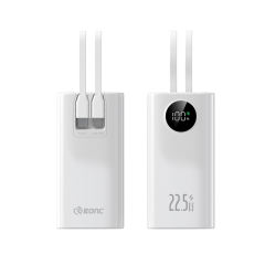 22.5W Super Fast Charging ,10,000mAh Power Bank with Built-in 2 Cables，PD20W Fast Charging，Customized Power Bank， RC-PD79