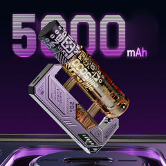 5,000mAh Mecha-Style Power Bank  22.5W Super Fast Charging, with  Replaceable Fire-Resistant Battery RC-PD78