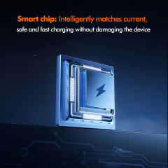 5,000mAh Mecha-Style Power Bank  22.5W Super Fast Charging, with  Replaceable Fire-Resistant Battery RC-PD78