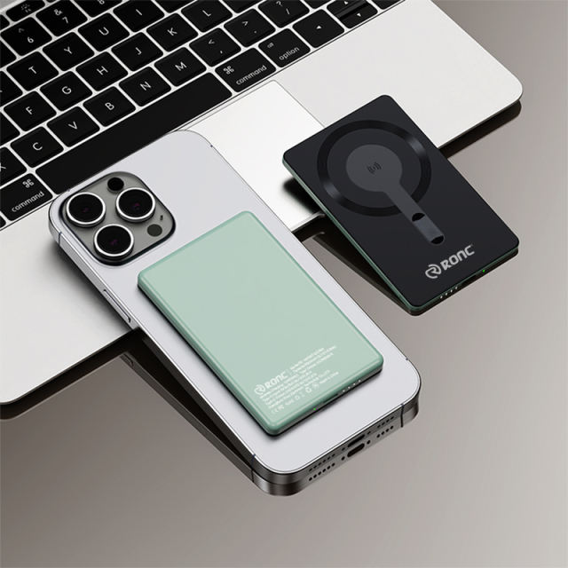 15W Magnetic Wireless Fast Charging Power Bank with 22.5W Super Fast Charging，5,000mAh/10,000mAh RC-WP033