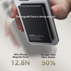 15W Magnetic Wireless Fast Charging Power Bank with 22.5W Super Fast Charging，5,000mAh/10,000mAh RC-WP033