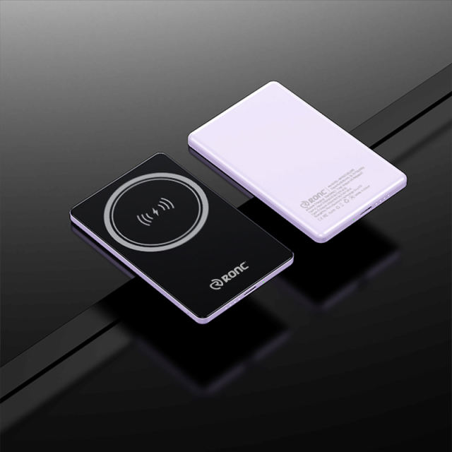 15W Ultra-Thin Magnetic Wireless Fast Charging Power Bank with 22.5W Super Fast Charging，5,000mAh/10,000mAh RC-WP034