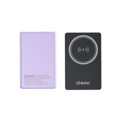 15W Ultra-Thin Magnetic Wireless Fast Charging Power Bank with 22.5W Super Fast Charging，5,000mAh/10,000mAh RC-WP034