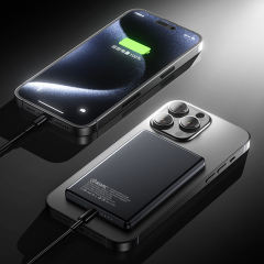 15W Ultra-Thin Magnetic Wireless Fast Charging Power Bank with 22.5W Super Fast Charging，5,000mAh/10,000mAh RC-WP034