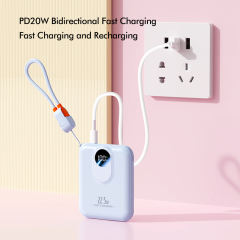15W Ultra-Thin Magnetic Wireless Fast Charging Power Bank with 22.5W Super Fast Charging，5,000mAh/10,000mAh RC-WP035