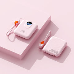 15W Mini Magnetic Wireless Power Bank with Built-in C to L Cable，22.5W Super Fast Charging & PD 20W Two-Way Fast Charging，Available in 5,000mAh / 10,000mAh RC-WP035
