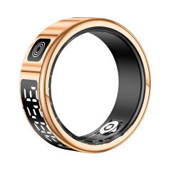 Smart Ring with Display | AI Wearable Device for Heart Rate, Blood Oxygen, Sleep Monitoring & Fitness Tracking | Multi-Function Smart Ring RC-SR08