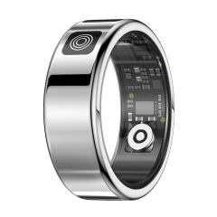 Smart Ring with Display | AI Wearable Device for Heart Rate, Blood Oxygen, Sleep Monitoring & Fitness Tracking | Multi-Function Smart Ring RC-SR004