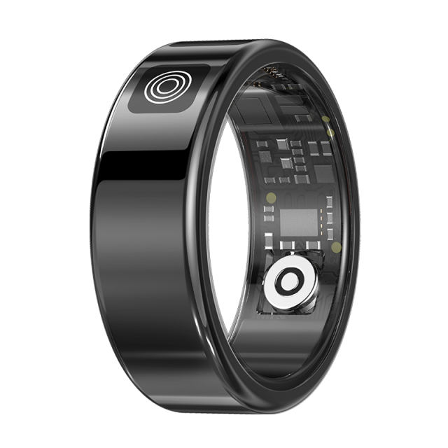 Smart Ring with Display | AI Wearable Device for Heart Rate, Blood Oxygen, Sleep Monitoring & Fitness Tracking | Multi-Function Smart Ring RC-SR004