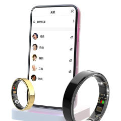 Smart Health Ring with Heart Rate, Blood Pressure, and SpO2 Monitoring | Waterproof Fitness Ring for Android & iOS RC-SR001