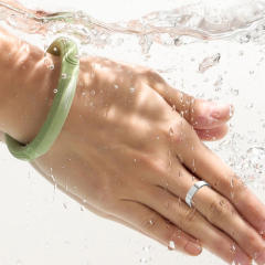 Smart Health Ring with Heart Rate, Blood Pressure, and SpO2 Monitoring | Waterproof Fitness Ring for Android & iOS RC-SR001