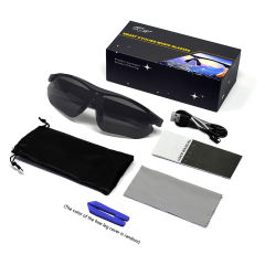 AI Smart Cycling Glasses – Bluetooth 5.4, Real-Time Translation, Remote Camera, Voice Assistant, UV400 Outdoor Sunglasses RC-SG003