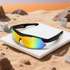 AI Smart Cycling Glasses – Bluetooth 5.4, Real-Time Translation, Remote Camera, Voice Assistant, UV400 Outdoor Sunglasses RC-SG003