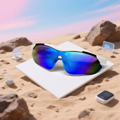 AI Smart Cycling Glasses – Bluetooth 5.4, Real-Time Translation, Remote Camera, Voice Assistant, UV400 Outdoor Sunglasses RC-SG003