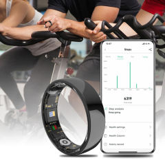 Smart Health Monitoring Ring – Heart Rate, Blood Oxygen & Blood Pressure Tracker, IP68 Waterproof, Bluetooth 5.0, Multi-Language Support RC-SR002