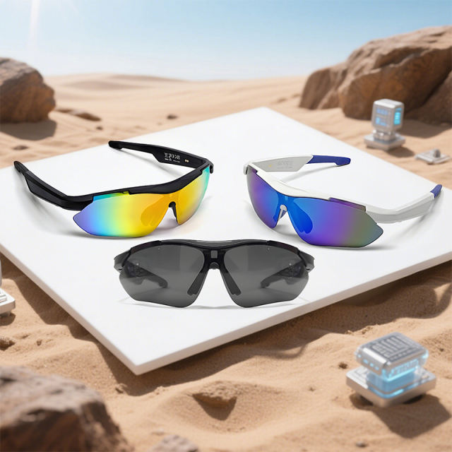 AI Smart Cycling Glasses – Bluetooth 5.4, Real-Time Translation, Remote Camera, Voice Assistant, UV400 Outdoor Sunglasses RC-SG003