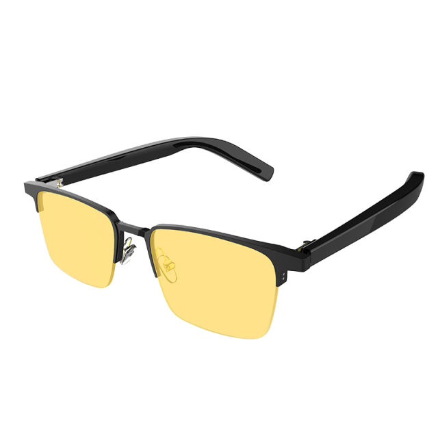 Smart Audio Glasses with Bluetooth, Noise Cancelling, Magnetic Lenses & AI Voice Assistant – Ideal for Translation, Music & Hands-Free Photos RC-SG004