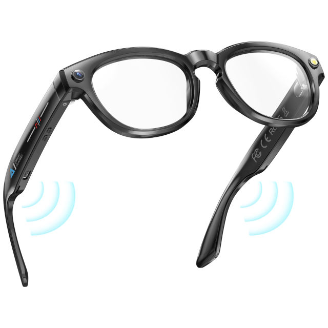 Smart AI Camera Glasses with Translation, Bluetooth Calling & Photo Recording – Auto Dimming Lens, HD Camera, Long Battery Life  RC-SG005