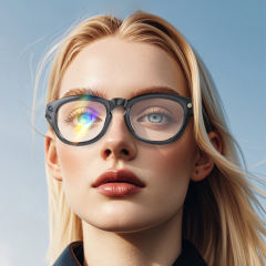 Smart AI Camera Glasses with Translation, Bluetooth Calling & Photo Recording – Auto Dimming Lens, HD Camera, Long Battery Life  RC-SG005