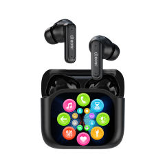 Smart AI Bluetooth Earbuds with Display, ANC Dual Mic Noise Cancelling, HD Music & Clear Calls, Voice Translation, Deep Bass, Touch Control, Waterproof IPX5 RC-AE02