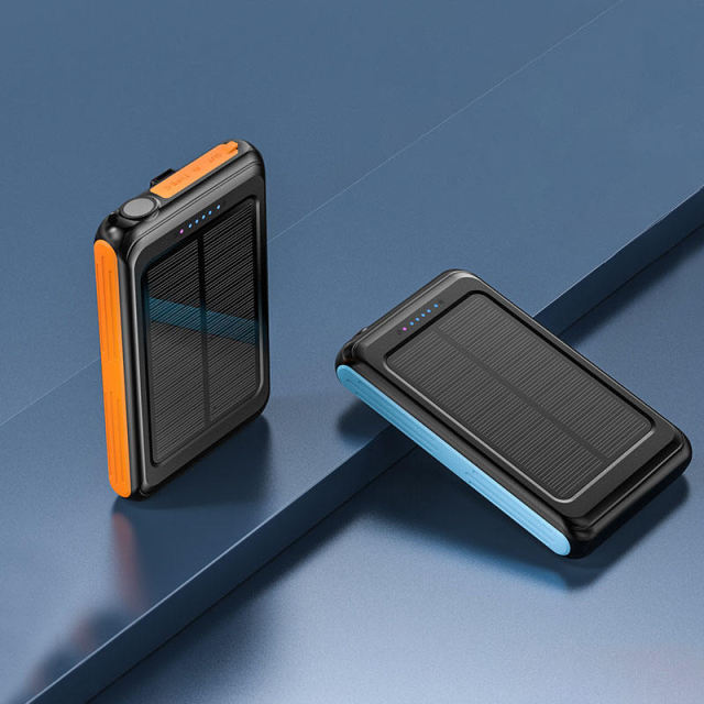 5000mAh /10000mAhMagnetic Solar Wireless Power Bank – Rugged Outdoor Charger with LED Camping Light, Waterproof, Shockproof & Dustproof，RC-SP007
