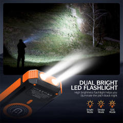20000mAh Magnetic Solar Power Bank with Compass, Outdoor LED Light, PD 22.5W Fast Charge, 15W Wireless Charging, Waterproof &amp; Shockproof， RC-SP015