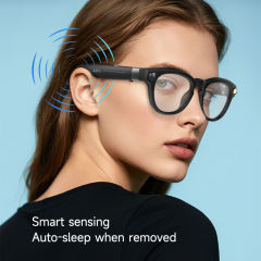 AI Smart Glasses with 4K Camera, Real-Time Translator, Bluetooth 5.3, Auto Dimming Lenses, Music &amp; Calls, 32GB Storage  RC-SG006