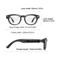 AI Smart Glasses with 4K Camera, Real-Time Translator, Bluetooth 5.3, Auto Dimming Lenses, Music &amp; Calls, 32GB Storage  RC-SG006