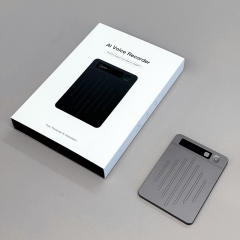 AI Smart Voice Recorder with Transcription &amp; Summary | 64GB, Bluetooth, 40H Recording, MagSafe, 80+ Languages RC-SA001