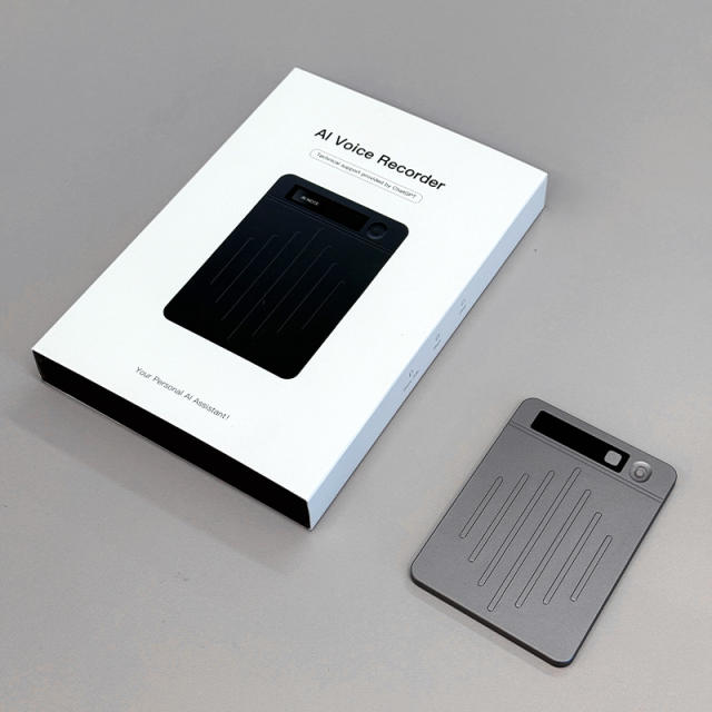 AI Smart Voice Recorder with Transcription &amp; Summary | 64GB, Bluetooth, 40H Recording, MagSafe, 80+ Languages RC-SA001