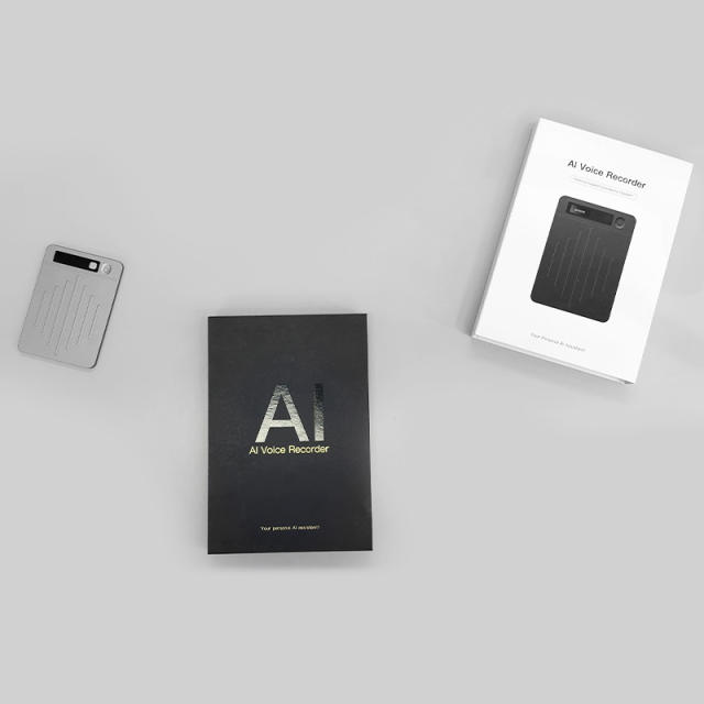 AI Smart Voice Recorder with Transcription &amp; Summary | 64GB, Bluetooth, 40H Recording, MagSafe, 80+ Languages RC-SA001