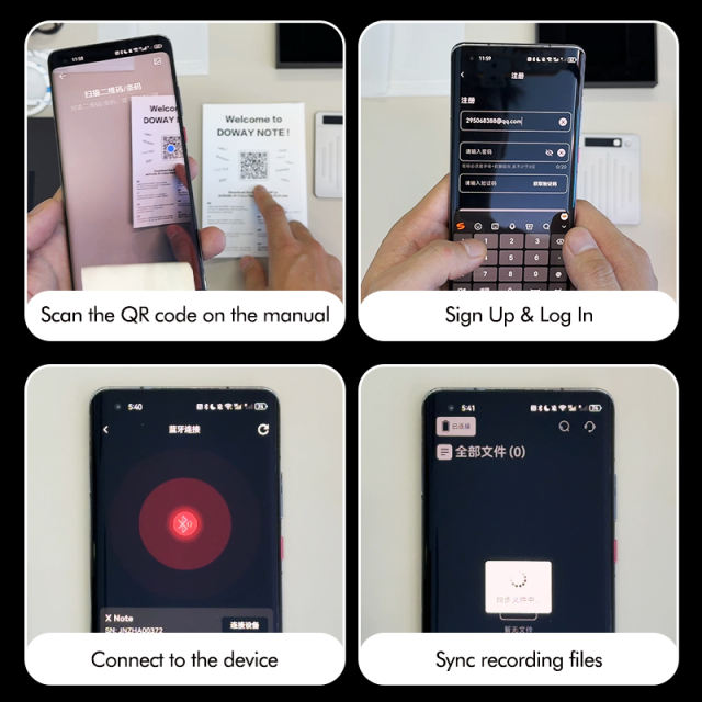 AI Smart Voice Recorder with Transcription &amp; Summary | 64GB, Bluetooth, 40H Recording, MagSafe, 80+ Languages RC-SA001