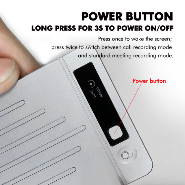 AI Smart Voice Recorder with Transcription &amp; Summary | 64GB, Bluetooth, 40H Recording, MagSafe, 80+ Languages RC-SA001