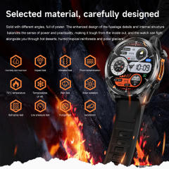 AI Smart watch with AMOLED Display, GPS, ChatGPT, Bluetooth 5.4, Waterproof 3ATM, Fitness & Health Tracker RC-SW001