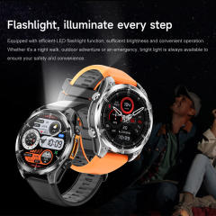 AI Smart watch with AMOLED Display, GPS, ChatGPT, Bluetooth 5.4, Waterproof 3ATM, Fitness & Health Tracker RC-SW001