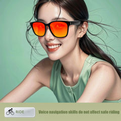 AI Smart Bluetooth Audio Glasses with AI Voice Control, Polarized UV400 Lenses, HD Calls, Music Playback, Touch Control & Magnetic Charging，RC-SG010